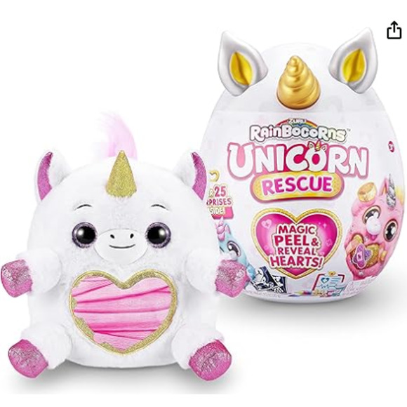 Zuru Rainbocorns Unicorn Rescue Surprise Collectible Plush Stuffed Animal New - Picture 2 of 8